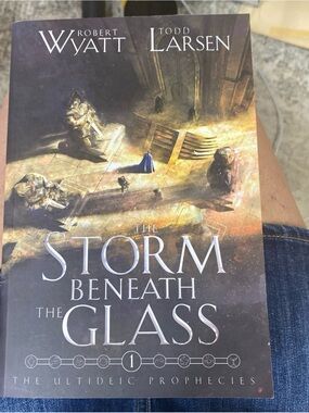 The Storm Beneath the Glass by Robert Wyatt & Todd Larsen - Dark Brown Cover